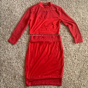 Good Time Red Two piece set